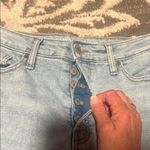 Old Navy  Blue High Rise Jeans Distressed Ankle Length size 12 Photo 2