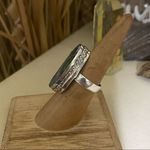 Abalone Sterling Silver Rings Size 61/4 Gold Photo 4