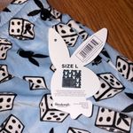 Playboy NWT- Light Blue Dice Pattern Pajama Pants Photo 4