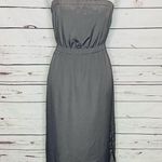 Gianni Bini Gray Strapless Midi Dress Size Small Photo 1