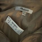 Madewell  Enzo Darted Button Up Trendy Chic Satin Shirt US Women's Size 12 NWT Photo 5