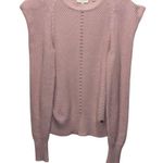 Ted Baker Womens Sunniie Puff Shoulder Jumper Pink Sweater Size 2 Photo 2