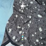 Smartwool Merinosport Lined Black and White Athletic Shorts with Speckled Design Photo 2