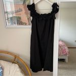 Tuckernuck  Hyacinth House Maria Ruffle Midi Dress in Black XS Photo 4
