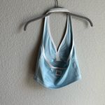 frankie's bikinis 🩵 Sky Blue Lively Halter Sports Bra Photo 3
