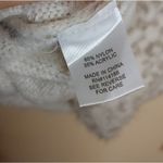 Peyton Primrose Size Small S Light Cheetah Print Neutral Fuzzy Sweater Long White Photo 4