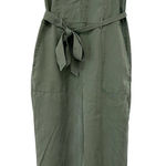 Banana Republic  Green Utility Sleeveless Jumpsuit Sz 4 Photo 0