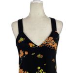 ALC Frank ALC Womens Size 4 Serena Floral Print 100% Silk Mini Dress Sleeveless V-Neck Photo 3