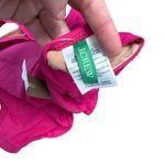 J.Crew  Fuchsia Pink Ruched V Neck Plunge One Piece Swimsuit SZ 12 Beach Vacation Photo 8