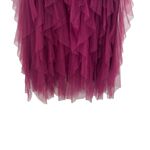 City Chic City‎ Chic Wild Pixy Skirt Purple Pink Tulle Ruffle Midi Stretch Plus Size 22 Photo 5