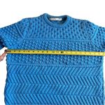 & Other Stories &Other Stories Women’s S Bauble Knit Pullover Sweater Blue Chunky Cable Knitting Photo 7