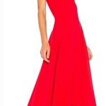 Susana Monaco Strapless Hi Low Dress in Perfect Red Photo 0