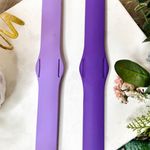 Slap Wrist Watch With 2 Bands Purple Photo 5