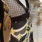 Speechless Cute Top Xl Brn Flowers Yellow/Crm/Grn Photo 0