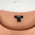 EXPRESS  Body Contour Short Sleeve Top XS Tan Photo 3