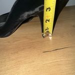 Stuart Weitzman Elegant Princess‎ Pumps 7.5 M Black Suede Heels Shoes Photo 4