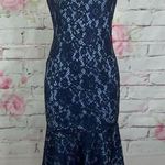 About Us Women's Angeline High Low Mermaid Ruffle Dress In Indigo Size XS NWT Photo 3
