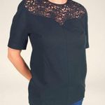 Stella McCartney CLEARANCE! Black Lace Accent Top Size 2 VGUC Photo 4