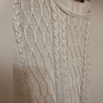 Peruvian Connection  Oatmeal Cable Knit Alpaca Short Sleeve Sweater Dress NWOT Photo 2