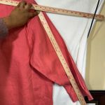 Edward Woman 2X Plus Pink Irish Linen Buttoned Shirt Summer Resort Breezy Beach Photo 8