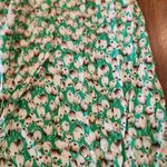 Moulinette Soeurs  Short Sleeve Silk Tulip Floral Print Faux Wrap Mini Dress 12 Photo 6