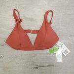 l*space 💕L*💕 Eco Chic Repreve Nina Bikini Top ~ Ribbed Textured Brick DD NWT Photo 9