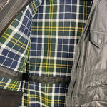 Madewell Waxed Plaid Hooded Trench Jacket Coat Plaid Linning Womans Sz S Outdoor Photo 5