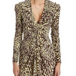 A.L.C. Marcie Silk Long Sleeve Ruched Mini Dress - Size 6 752J Photo 1