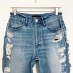 3 X 1 Denim Button Fly Higher Ground Boyfriend Slim Distressed Jeans Size 25 Photo 2