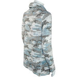 Susan Graver Weekend Regular Neutral Camo Sweater Knit Cowl-Neck Tunic X-Small Photo 8