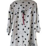 Ali Miles Womens M Tunic Blouse Top Geometric Lagenlook Black Size M Photo 2