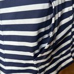 Tommy Bahama  Black and White Striped Varsity Jacket Photo 4
