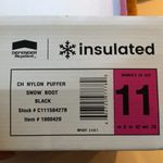 Chooka  Black Insulated Winter Boots, 11, New in box Photo 4