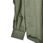 Van Heusen  For‎ Her Womens Shirt Size Small 4-6 Green Button Front Wrinkle Free Photo 2