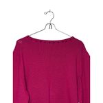 Timber Lea Women's Sweater Vintage Embroidered Floral Cat Boxy Fit Knit Medium Pink Photo 8