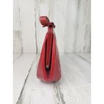 Solid Red Mini Clasped Handbag Women's Small Purse Photo 2