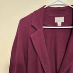 Caslon Women's Deep Plum Blazer Photo 5