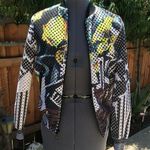 Clover Canyon Jacket Floral Maze Grid Bomber (1) Photo 0