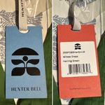 Hunter Bell  Wilkes Dress Herring Green Puff Sleeve Cotton Size Medium NWT Photo 8