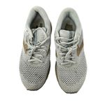 Brooks  Size 11 Sneaker Silver White Mesh Revel 2‎ Running Lace Up Athleticwear Photo 1
