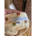 34” Waist//Vintage Y2K Silk Polka Dot Pleated Mini Skirt Size M Photo 2