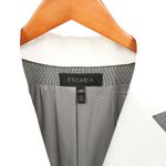 Escada Black White Lace Cuff Layered Look Blazer Jacket 42 Size L Photo 3