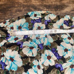 None 1980’s vintage handmade floral blouse Photo 6