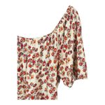 True Craft Floral Tiered Off Shoulder Dress Orange White Women Plus Size 2X Photo 1