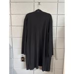 Womens Ciara Sun Woo Chunky Ribbed Modern Pocket Sweater Cardigan in Black sz 1X Photo 3