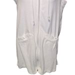 White Sleeveless Zip Photo 2
