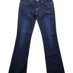 Lucky Brand Vintage Lolita Boot cut Jeans Womens 26 Ankle Blue Denim Western Y2K Photo 0