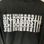 Adidas Ultraboost 19 T Shirt  Graphic Tee Cotton Long Sleeve Solid Black Large L Photo 7
