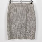 Versace Vintage Instante by Wool Check Pencil Skirt Photo 0