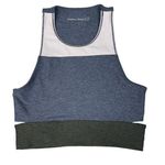 Outdoor Voices  Small Slashback Crop Top Stretch Lined Heathered Multi Activewear Photo 0